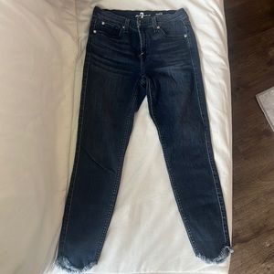 7 for all mankind black jeans